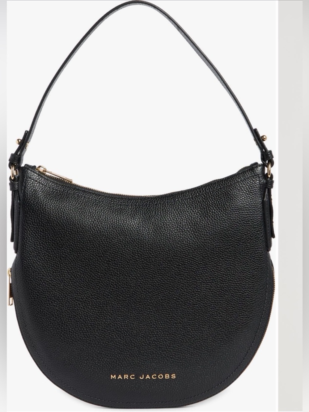 Marc Jacobs Black Leather Groove Shoulder Bag